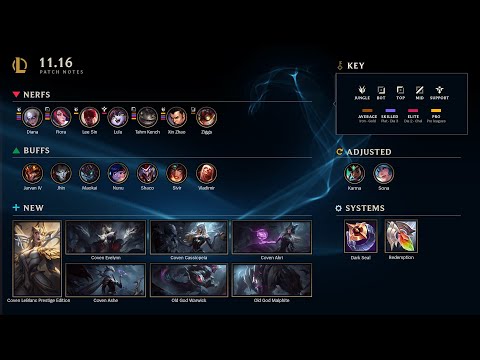 Patch 11.16 Rundown | League of Legends