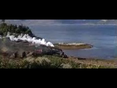 Steam Train North Of Plockton On History Visit To Highlands Of Scotland