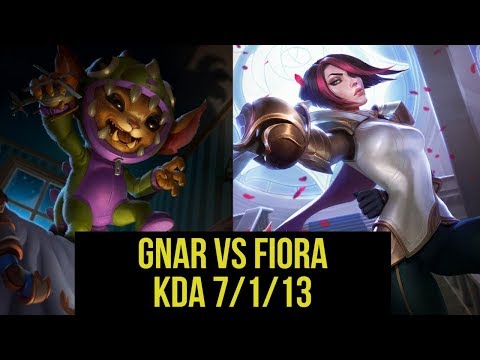 Gnar vs Fiora: Bramble Vest First!