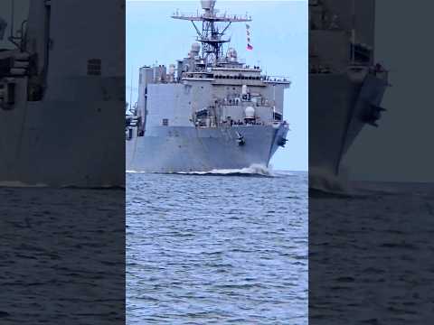 🔱USS Oak Hill (LSD-51)🔱#fast #waves #LANDING #SHIP #army #naval #navy #usa#wow#oiltanker #epic