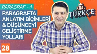 Paragraf – 1: Anlatım Biçimleri ve Düşünceyi Geliştirme Yolları | 8. Sınıf Türkçe #28