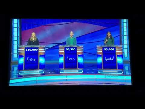 Double Jeopardy, Kristin Hucek Day 2 - 2nd & 3rd Daily Double (10/16/20)