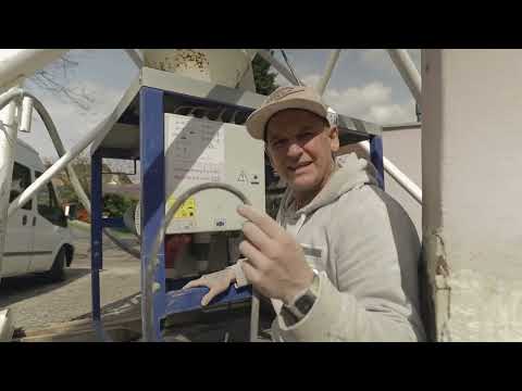 Verputzen mit Heiko • G4 mit Silo Förderanlage betreiben!