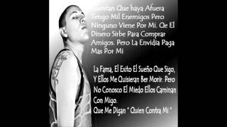 Quien Contra Mi C-Kan ( LETRA )
