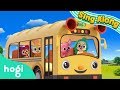 The Wheels On The Bus Sing Along With Pinkfong Hogi Nursery Rhymes Hogi Kids Songs