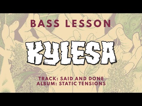 Stoner Doom Bass Lesson + Bass TAB // Said and Done by KYLESA!