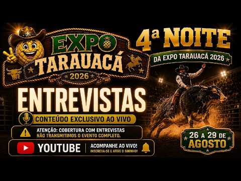 4ª Noite da Expo Tarauacá 2026 | Entrevistas ao Vivo