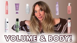 The BEST Hair Products for Volume & Body | How To Apply 