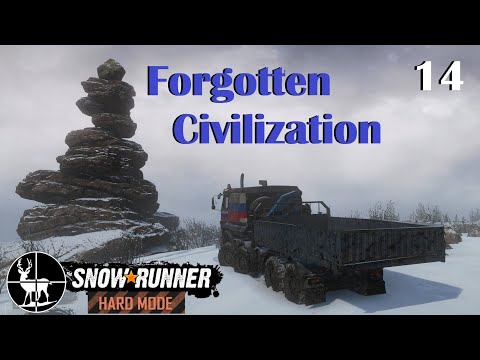 SnowRunner Hard Mode ⚠️ Forgotten Civilization ⚠️ Season 1 :  EP14