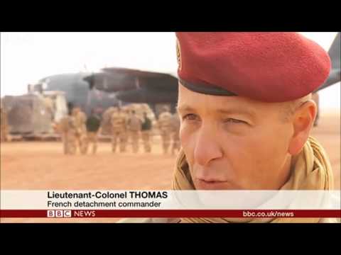 French Foreign Legion paratroopers patrol against Islamic Jihadi fighters in Africa