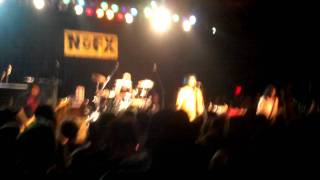 Nofx Tla philly 10/18/11 clams have feelings too