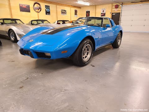 1978 Blue Corvette For Sale Video