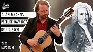 "Cello Suite No. 1, BWV 1007: Prelude" by J. S. Bach / Alan Mearns. Guitar: 2026 Elias Bonet