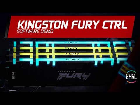 RAM „Kingston KF552C40BBAK2-64“ 64 GB 5200 MT/s DDR5 CL40 DIMM (2 vnt. rinkinys) „FURY Beast RGB“ | „Kingston“ video