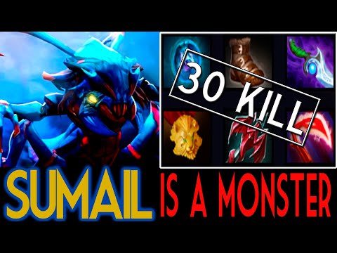 Is a Monster 30 Kill Sumail [Weaver] Pro Skill | Dota 2 GamePlay 7.22g