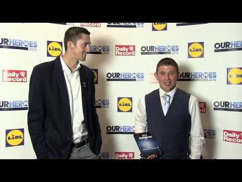 Daily Record Our Heroes Awards 2015 -  Community Hero  - Robert Storrie and Steven Robertson