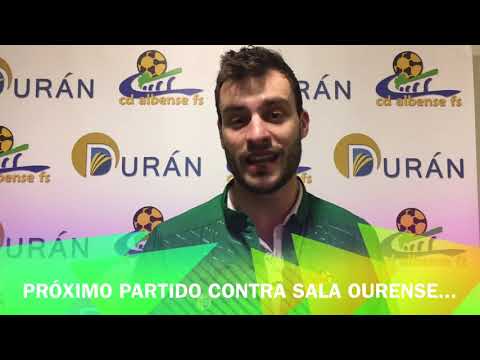 Entrevista PIENSOS DURÁN ALBENSE FS - Transricard Distrito Ventorrillo FS 2019-2020