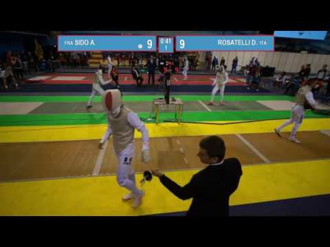 T8. SIDO Alexandre (FRA) - ROSATELLI Damiano (ITA). Foil men.