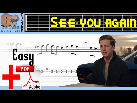 Charlie Puth - See You Again Guitar Tab