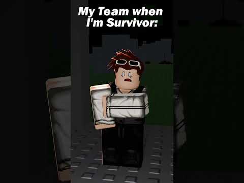 Survivors When I'm killer vs When I'm Survivor | Roblox Forsaken #roblox #forsaken #shorts