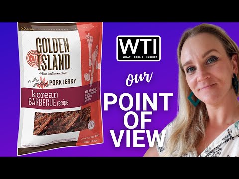 Golden Island Korean BBQ Pork Jerky - WTI product video review