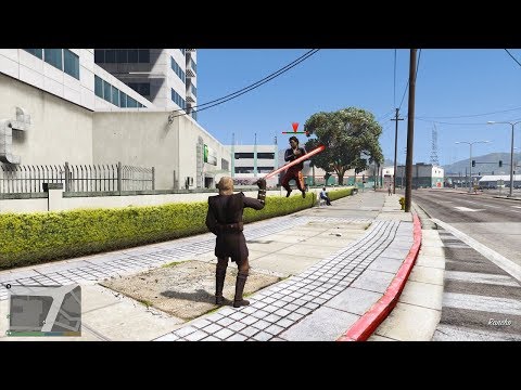 GTA 5 Anakin Skywalker Mod Gameplay