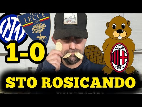 🤬 ROSICO ‼️ ( INTER-LECCE 1-0 ) DI CORTO MUSO ‼️ BASTONI GODE DEL' IMMUNITÀ 