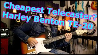 Video thumbnail for Harley Benton TE-20 Telecaster by Bart Dietvorst
