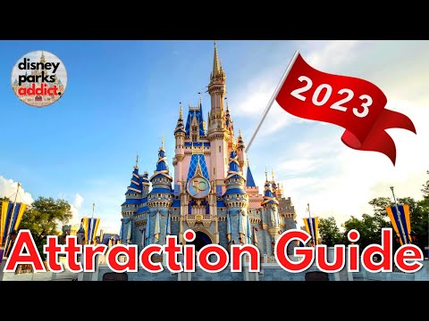 Magic Kingdom ATTRACTION GUIDE - 2023 - All Rides + Shows - Walt Disney World