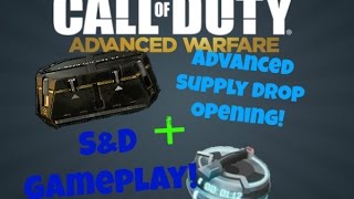 Call of Duty: Advanced Warfare | S&D Gameplay + Supply Drop Opening!