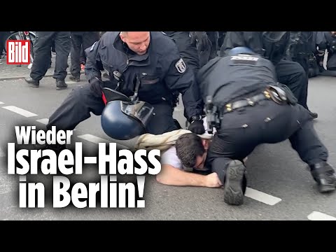 Judenhass-Demo: Polizei geht gegen Hetzer vor | Berlin Neukölln