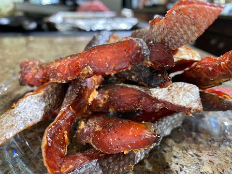 Salmon Jerky. KETO Friendly