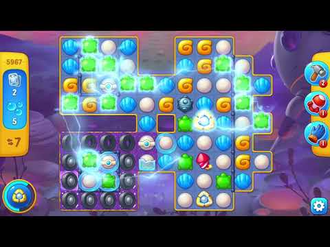 [FISHDOM Walkthrough] Level 5967 (Qua màn - Fishdom)