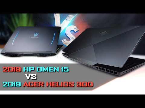 Acer Predator Helios 300 2019 vs HP Omen 15 2019 Review / Comparison