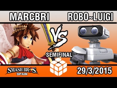 New Reto 3DS - Quedada 5 - Marcbri (Pit) VS. Robo~Luigi (ROB) - Semis - SSB4