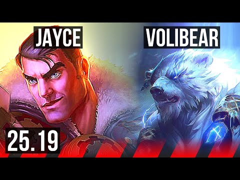 JAYCE vs VOLIBEAR (TOP) | 50k DMG, 13/3/4 | EUW Master | 25.19