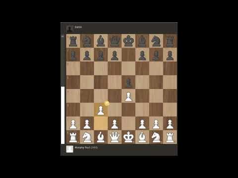 Paul Morphy vs Bottin || Paris 1858 || 10 moves 1-0