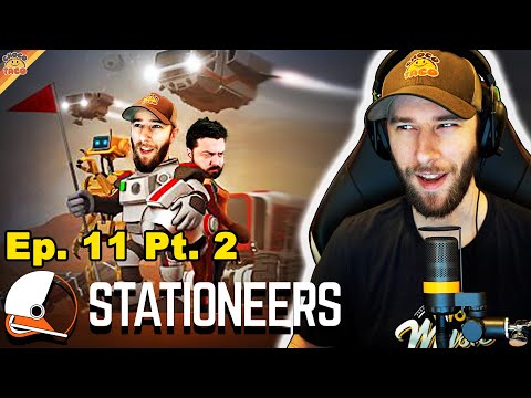 Ep. 11 Pt. 2 Let's Play STATIONEERS ft. Reid | chocoTaco Variety Gameplay Space Games