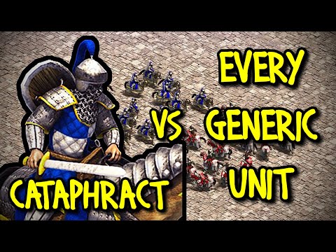 ELITE CATAPHRACT vs EVERY GENERIC UNIT | AoE II: Definitive Edition