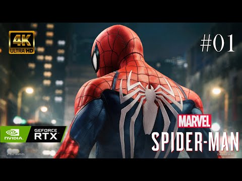SPIDER MAN REMASTERED PC Gameplay Walkthrough Part 1- RAY TRACING- No Commentary