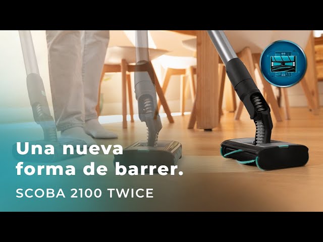 Aspirapolvere senza fili Cecotec Scoba 2100 Twice 210W Autonomia 45min Doppio Spazzola video