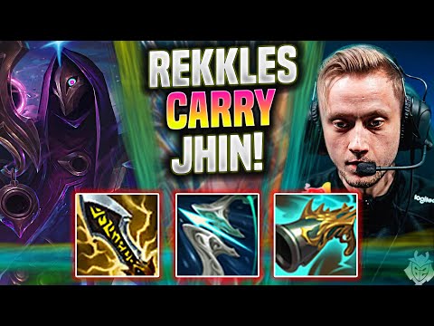 CAN REKKLES CARRY THIS GAME?! - KC Rekkles Plays Jhin ADC vs Heimerdinger! | Season 2022