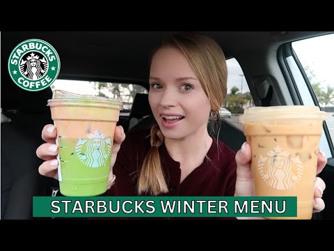 STARBUCKS Winter Menu | Pistachio Latte & Dubai Chocolate inspired Matcha | review | taste test