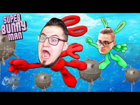 КОСНЕШЬСЯ МИНЫ И ТЫ ТРУП! САМЫЙ ХАРДКОРНЫЙ И СМЕШНОЙ УРОВЕНЬ С ANDYFY В SUPER BUNNY MAN
