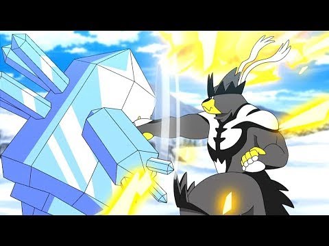 Regice vs Urshifu   Urshifu's First Appearance   Pokemon Journeys Episode 71 English Sub