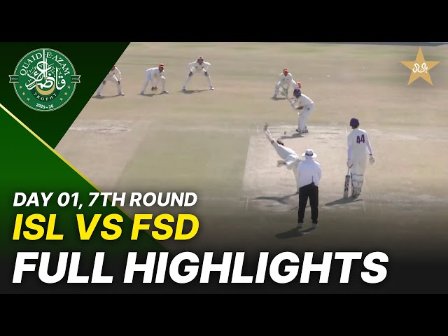 Full Highlights | Islamabad Region vs Faisalabad Region | Day 1 | QeAT 2025-26 | PCB | M2P1S