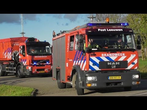 Prio 1 TS 08-4131 en HA 08-9585 + SLH 08-9664 met spoed naar Grip 1 Grote Brand in Opheusden
