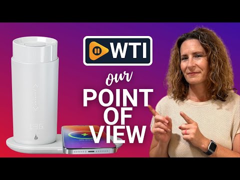 Temperature Control Heated Coffee Mug Smart Self Heating Travel Mug 12 Oz App Controlled Warmer Mug 5 Hour LED Display Keep Coffee Hot All Day up to 149℉ Fast Wireless Charger Base White 12 O - WTI product video review