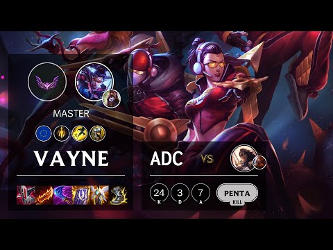 Vayne ADC vs Samira - EUW Master Patch 12.1