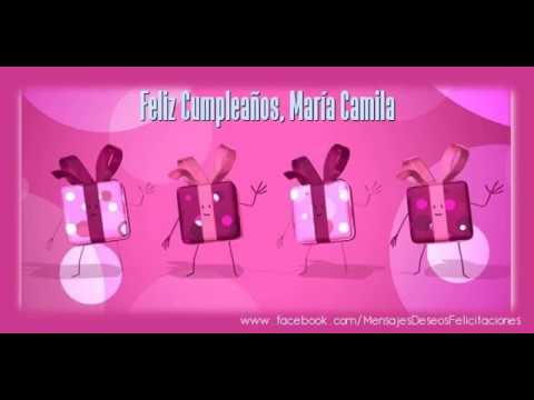 ¡Feliz Cumpleaños María Camila!